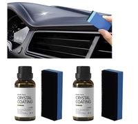 Plastic Renovator, Automotive Plastic Coating Agent, Black Trim Restorer, Quick and Easy Application, Long-Lasting Shine and Protection (1/2/3 Set) (2 Set)