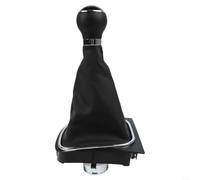 Plastic Shift Knob Boot Frame for pour eos pour golf MK5 MK6(6 Speed) | High-grade plastic build, wear-resistant pour surface, black finish with lines, long-lasting durability