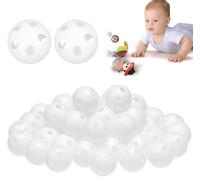 Plastic Squeaker Bell,Baby Rattle Box,Sewing Rattle Balls,Plastic Squeaky Toys,Toy Noise Repair,Replacement For Animal Accessories,Repairing Dolls,60 Pieces