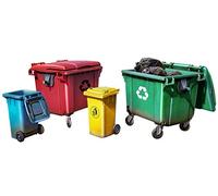 1:35 Poubelles en plastique modernes