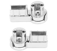 Plastic Turn Hinge Erosion Proof Smooth Operate Bathroom Hardware Essential Quick Installation For Shower Rooms Shower Room Plastic Turn Hinge