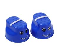 Plastic Walk Stilts Kids Jumping Balance Training Toy Potted Stilts 2PCS Blue Balance Walk Stilt