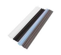 Plastic Welding Rods ABS PP HDPE PPR PVC UPVC CPVC Bumper Repair Soldering Stick Electrodes For Hot Air Gun Welder Weld(Black 1m 2pcs,UPVC)
