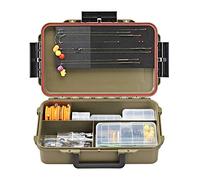 Plastica Panaro Caisse de pêche étanche Max CAPTURE004, pour Transport, protéger et Organiser l'équipement, Vert, Dimensions extérieures 350 x 230 x H86 mm