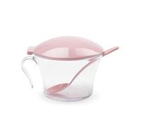 PLASTICFORTE Sucrier en plastique avec cuillère à table, 320 ml, différentes couleurs