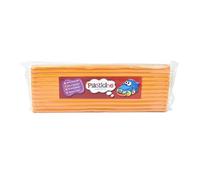 Plasticine 400 g - Orange clair #16 - Pâte à modeler pour animateurs et modélistes - Facile à façonner - Idéale pour les sculptures, les modèles et les stop-motion