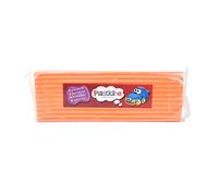 Plasticine 400 g, orange fluo, pâte à modeler pour animateurs et modélistes, facile à mouler, idéale pour les sculptures, les modèles et Stop-Motion