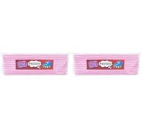 Plasticine 400 g - Rose #86 - Pâte à modeler pour animateurs et modélistes - Facile à façonner - Idéale pour les sculptures, les modèles et les stop-motion (Lot de 2)