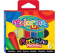 Plasticine 6 couleurs Colorino Kids 13871