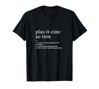 Plasticine Action Définition Minimaliste Soutien Humains T-Shirt