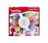Plasticine Kit de cercle de couleur - 32 barres de 24 couleurs vives avec outils, tapis de jeu et instructions (français non garanti) - Pâte à modeler réutilisable pour jeu créatif à partir de 5 ans