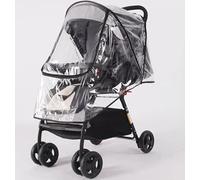 Plastico Lluvia Silla Paseo Universal, con EVA de Calidad Alimentaria, Transparente para Protección Todo Clima contra Lluvia, Viento, Nieve y Polvo en Sillas de Paseo, Carritos y Cochecitos de Bebé