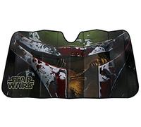 Plasticolor 003720R01 Star Wars Boba Fett Pare-Brise Avant Style accordéon pour Voiture Camion SUV