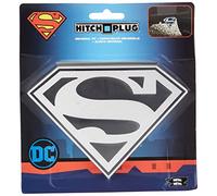 Plasticolor Superman S Logo Brushed Aluminum Hitch Plug