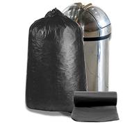 PlasticPlace 32-33 Gallon Noir Haute Densité Sacs Poubelle 83,8 x 101,6 cm - 250/Coque