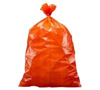 Plasticplace Sacs poubelle de 100 à 100 gallons - 1,2 mm - Sacs poubelle orange - 84 x 99,1 cm (100 pièces)