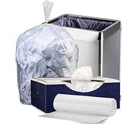 Plasticplace Sacs poubelle transparents de 33 gallons, haute densité, 83,8 x 101,6 cm, 250/caisse, 16 microns