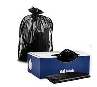 Plasticplace - W14LDB Lot de 250 sacs poubelle de 40 à 50 litres │ 1,2 mil │ Sacs poubelle noirs │ 61 x 78,7 cm