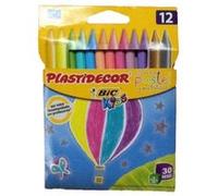 Plastidecor couleur pastel étui 12 barres G