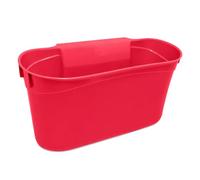 PLASTIFIC Panier de rangement à suspendre pour porte de placard de cuisine - Fuchsia - 31 x 17,5 x 13 cm
