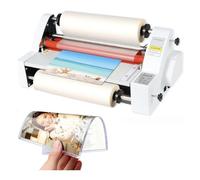 Plastifieuse À Rouleaux Chauds Et Froids, 110 V, Double Affichage Numérique, Deux Modes De Chauffage, Épaisseur De Papier Réglable, Pour La Maison, Le Bureau Et Lécole. Null 350mm
