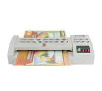 Plastifieuse à rouleaux chauds/froids A3, machine à plastifier thermique automatique professionnelle, réglable de 100 à 200 °C, rotation bidirectionnelle, largeur de plastification de 320 mm