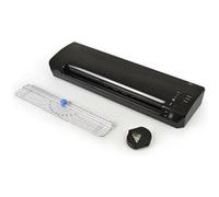 Waytex 78208 Plastifieuse A3 A4 A5 A6 Pro Ultra Rapide Plastification à Chaud et à Froid jusqu’à 2x250 microns avec Température Réglable + 1 Rogneuse et 1 Coupe angle