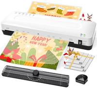 Plastifieuse A3 Avec Pochettes Photo - Machine à Plastifier Thermique et set de Plastification A3 A4 A5 A6 à Froid et Thermique Pour Bureau École