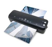 Waytex Plastifieuse A4 250 microns - Chaud/Froid, 25 cm/min, levier anti-bourrage, A4/A5/A6/cartes