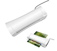 Plastifieuse A4 avec Mode Chaud & Froid, Machine à Plastifier Portable pour Usage Domestique/Bureau, Compatible avec Pochettes A4/A5/A6, Largeur Maxi 330mm (9 Pouces)