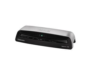 Plastifieuse Fellowes Neptune 3 - Vitesse 600 mm/min, Largeur max. 32 cm, 4 rouleaux, Écran intégré, Préchauffage 1 min, Épaisseur max. 0.175mm