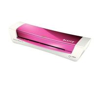 Plastifieuse - LEITZ - ILAM A4 - Rose - 3 minutes de préchauffage - Pochettes 80 à 125 microns
