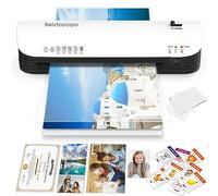 Plastifieuse thermique de 21,6 x 27,9 cm, machine à plastifier de 22,9 cm avec 12 feuilles de plastification, machine de plastification personnelle à chaud et à froid A4/A5/A6 pour la maison, l'école