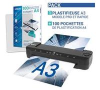 Plastifieuse Waytex professionnelle ultra rapide A3 A4 A5 A6 A7 avec 100 pochettes A4 inclus G