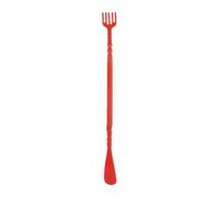 Plastiic Gratte-dos - Long chausse-pied - Outil de grattage télescopique, gratte-dos ergonomique, anti-démangeaisons, portable, léger, long manche pour homme et femme