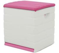 PLASTIKEN Coffre de rangement Space Saver avec roulettes et cadenas Contenance 190 L Col G