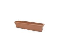 Plastiken Jardinière avec Support Terre Cuite polypropylène 80 x 20 cm