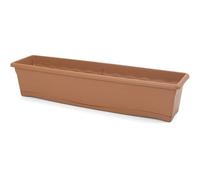 Plastiken Jardinière avec Support Terre Cuite polypropylène 80 x 20 cm