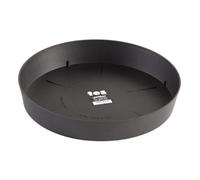 PLASTIKEN Plateau 28 cm - Pour pot de fleurs 38 cm - Anthracite