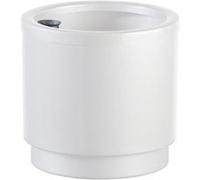 PLASTIKEN Pot de fleurs a réserve d'eau Hidrojardinera - Ø22 cm - Blanc Blanc G