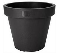 Plastiken Pot de fleurs anthracite - diamètre 25 cm