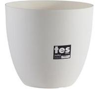 Pot de fleurs bol Tes - 32 cm - Blanc
