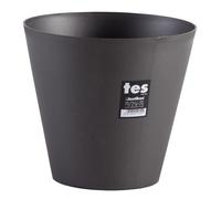 PLASTIKEN Pot de fleurs cône Tes - 22 cm - Anthracite