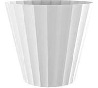PLASTIKEN Pot Doric Maceta - Ø 32 x 29 cm - Blanc Blanc G