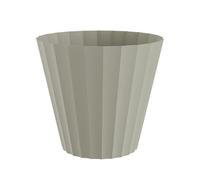 Plastiken Pot Doric Maceta - Ø32 X 29 Cm - Ecru Gris