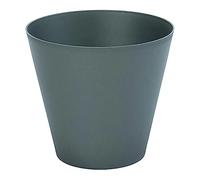 PLASTIKEN Tes Pot de Fleurs 22x22x20 cm Gris