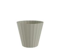 PLASTIKEN Pot Doric Maceta - Ø22 x 20 cm - Taupe