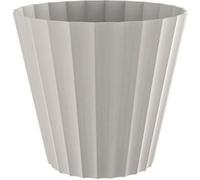 PLASTIKEN Pot Doric Maceta - Ø22 x 20 cm - Ecru