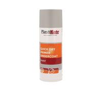PlastiKote - Aérosol primaire à séchage rapide gris 400ml