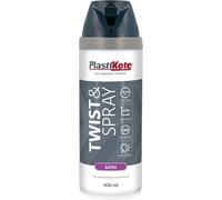 Plastikote Peinture Spray Finition Satinée Durable 400ML